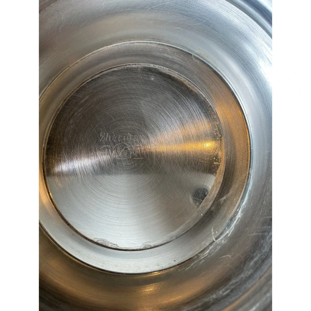 Vintage Sheridan Silver Plated‎ Scalloped Rim Round 12